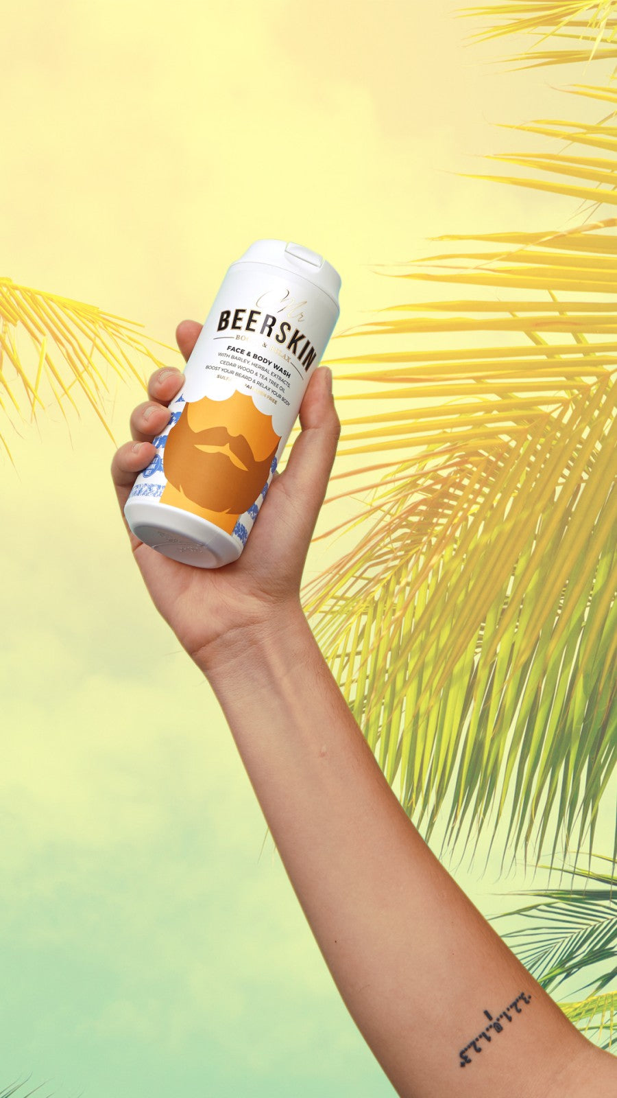 Mr. Beerskin Face and Body wash (440ml)